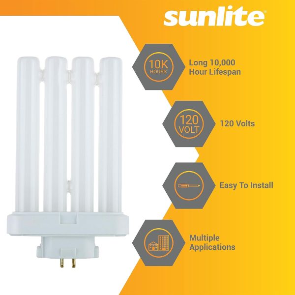 Sunlite Quad Tube CFL Daylight Lamp 27W Compact-2
