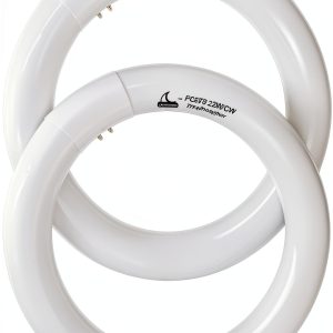 22W T9 Fluorescent Bulb CHKADAWA 8 Inch Cool White-0