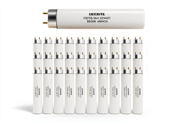 LUXRITE 6500K Daylight T8 Fluorescent Bulbs 32W 2800 Lumens-6