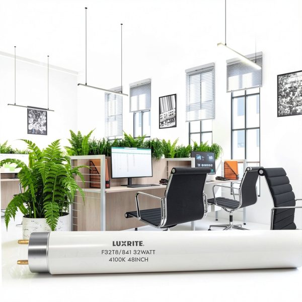 LUXRITE 32W T8 Fluorescent Tube Cool White 4100K-3