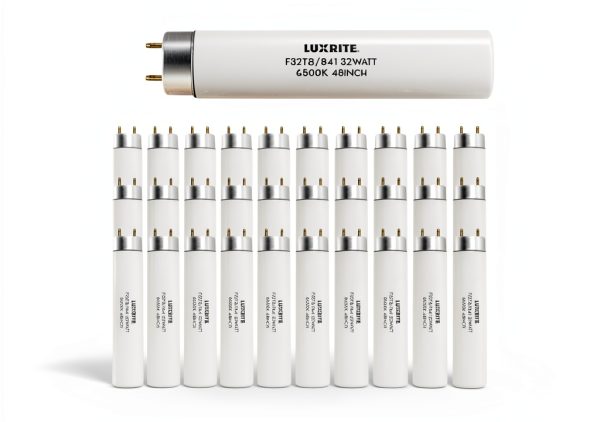 LUXRITE 6500K Daylight T8 Fluorescent Bulbs 32W 2800 Lumens-2