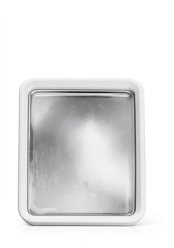 Ice Cream Roll Tray Jage Stainless Steel White-1