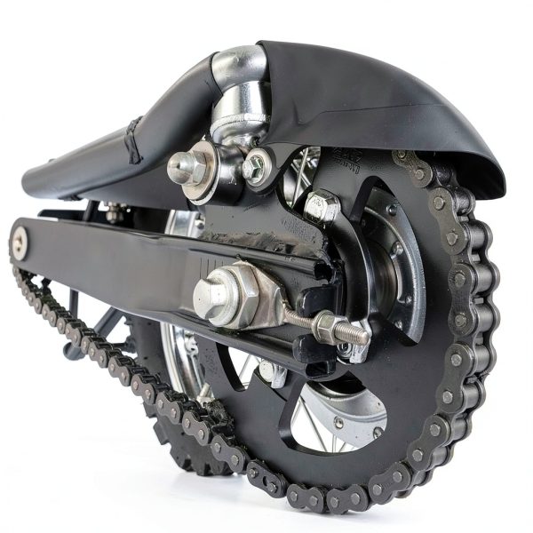 Gasedin Motorcycle Chain Adjuster Tensioner Metal Chrome Coated-5