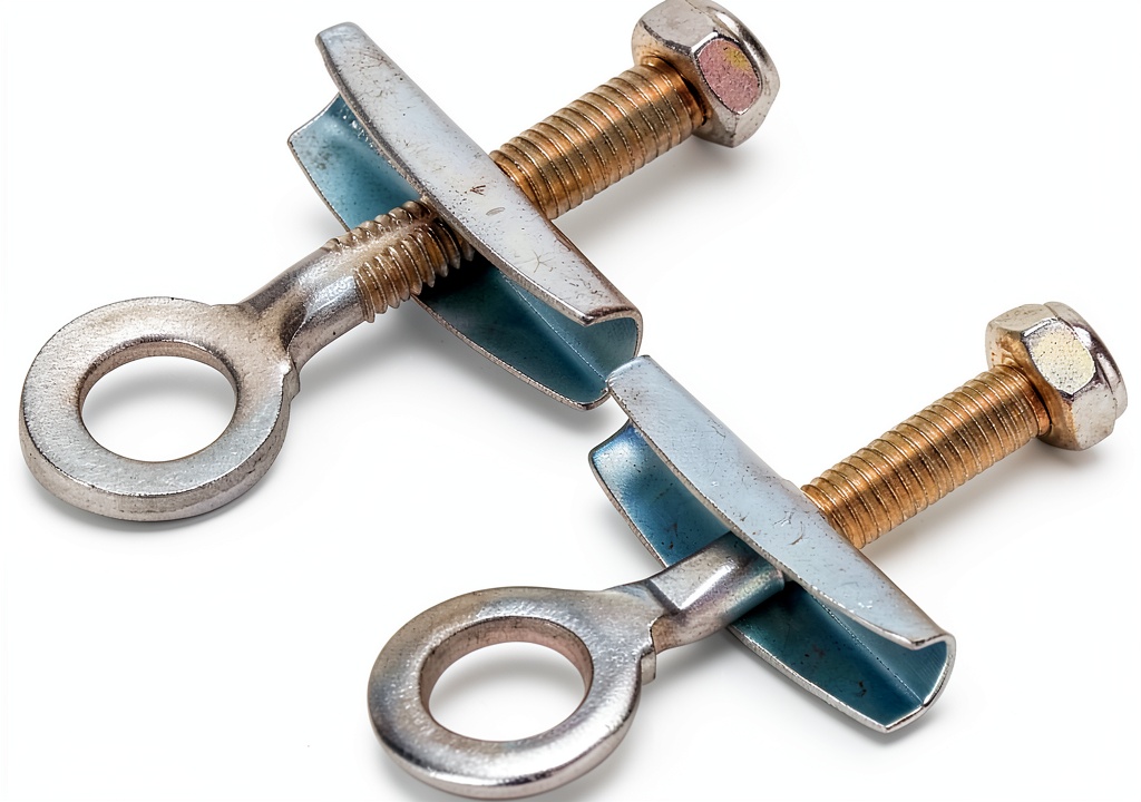 HIAORS chain adjuster installed on a pocket bike drivetrain
