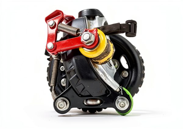 Motorcycle Chain Adjuster CNCMOTOK Tensioner Guide Backup Wheels-5