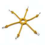 Aftermarket Yellow Tire Chain Adjuster 6 Rubber Bands Fits 11‑16" Rims-0