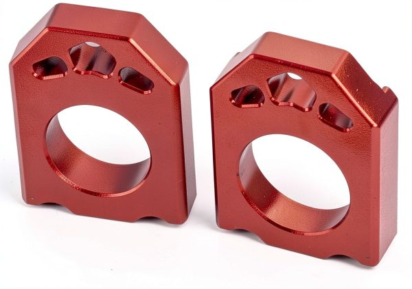 JFG RACING Rear Axle Block Chain Adjuster for CRF250R/CRF450R Aluminum-5