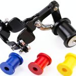 Motorcycle Chain Adjuster CNCMOTOK Tensioner Guide Backup Wheels-0