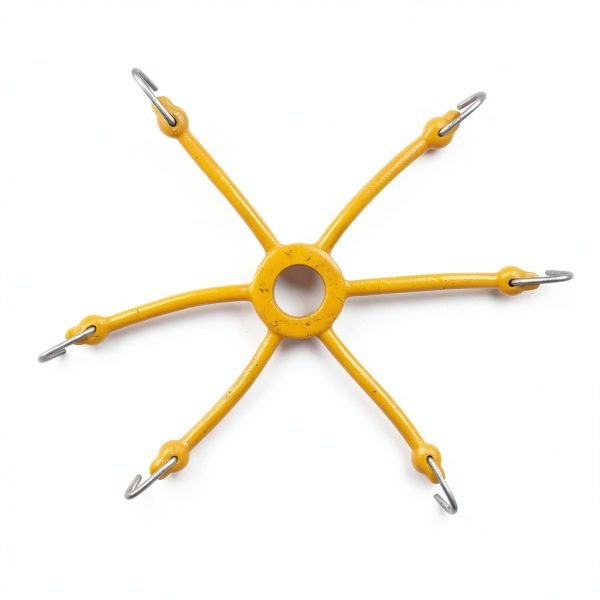 Aftermarket Yellow Tire Chain Adjuster 6 Rubber Bands Fits 11‑16" Rims-2