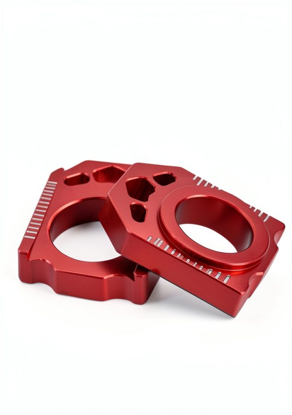 JFG RACING Rear Axle Block Chain Adjuster for CRF250R/CRF450R Aluminum-1