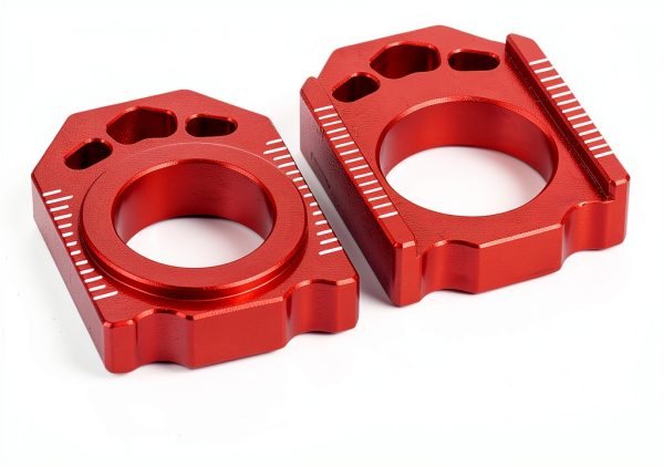 JFG RACING Rear Axle Block Chain Adjuster for CRF250R/CRF450R Aluminum-0