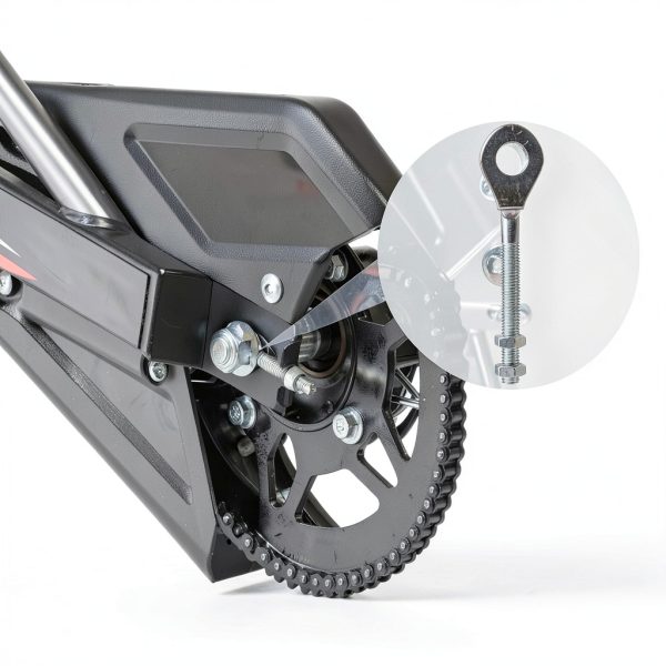 Serdokntbig Billet Aluminum ATV Chain Adjuster with Bolt Slot-2