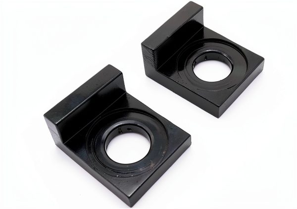 DJ-Motor Chain Axle Tensioner 15mm Rear Wheel Polished Black Adjuster-3