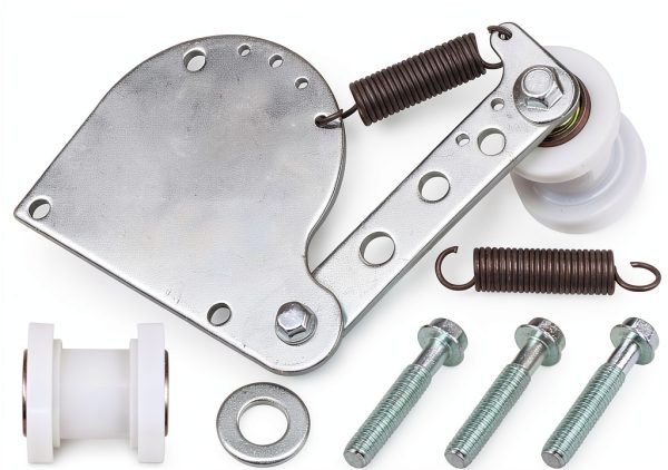 CNCMOTOK Spring Loaded Chain Tensioner for 49cc-80cc Motorbike Silver-0