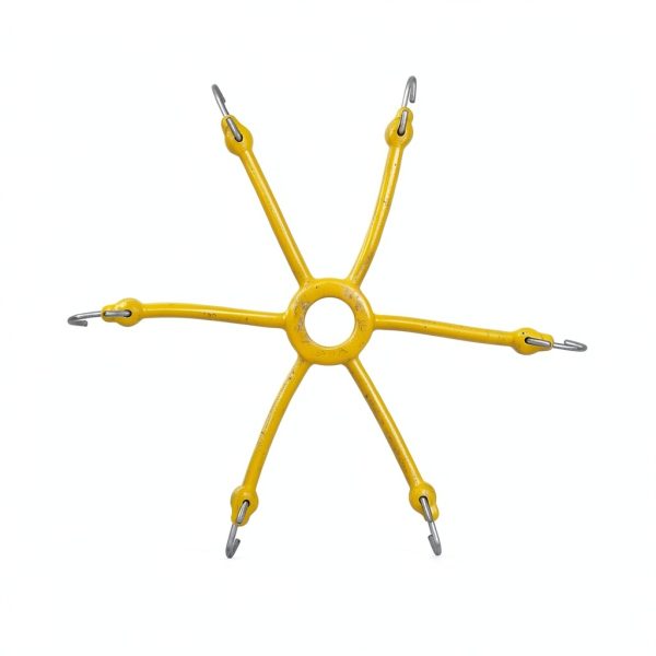 Aftermarket Yellow Tire Chain Adjuster 6 Rubber Bands Fits 11‑16" Rims-1