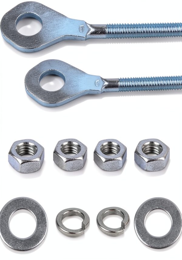 Chain Axle Adjuster FLYPIG 12mm Opening Durable Steel ATV Tensioner-6
