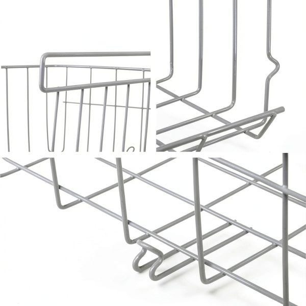 Under Shelf Storage Basket 2-Pack ASTOTSELL Wire Organizer Kitchen-2